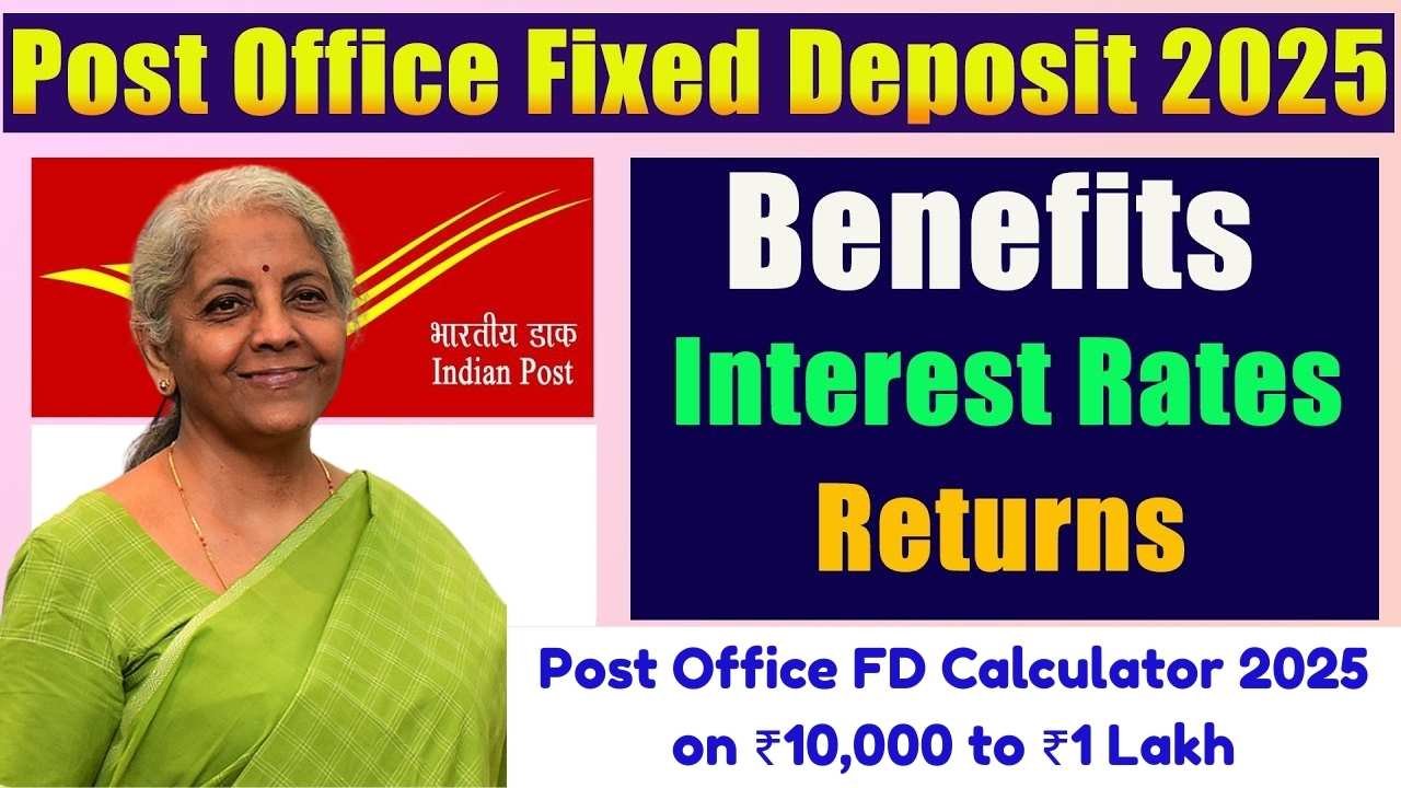 Post Office FD Calculator 2025 Calculate Returns on ₹10,000 to ₹1 Lakh Investments Easily